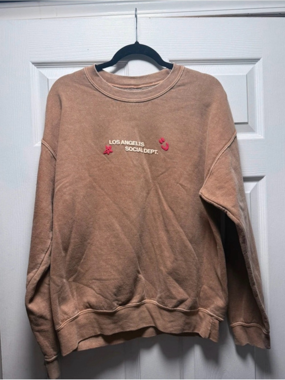 PacSun Men's Crewneck Sweatshirt in Faded Tan